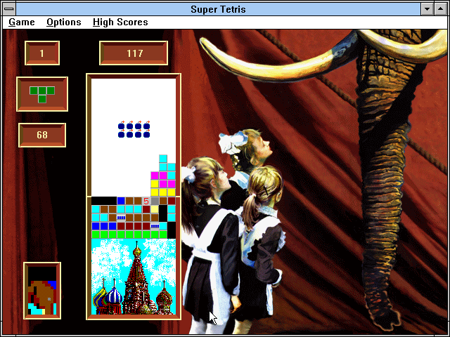 Tetris screenshot 3 for Amiga